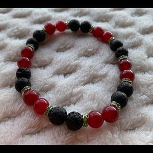 Gemstone 8 mm Beaded Stretchy Bracelet